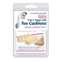 4-in-1 Super Soft Toe Cushions, One Size, Pair