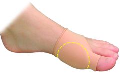 Comfort Gel Skin Bunion Relief Thin Dress Large/X-Large