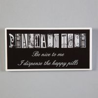Pharmacy Tech Inspirational Letter Art Plaque