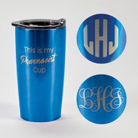 Himalayan Tumbler, Blue, Pharmacist, Personalized