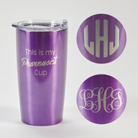 Himalayan Tumbler, Purple, Pharmacist, Personalized