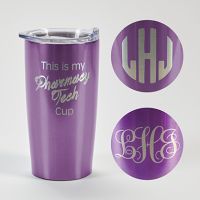 Himalayan Tumbler, Purple, Pharm Tech, Personalized