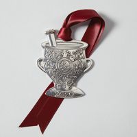 Pewter Mortar and Pestle Ornament - 2020