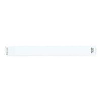 Short Stay Patient ID Wristband, Tabless, White