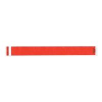 Short Stay Patient ID Wristband, Tabless, Red