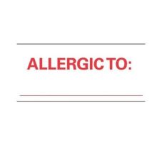 Allergy Labels by Brady Worldwide  PDCN14