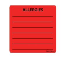Allergy Labels by Brady Worldwide  PDCV05FR4747R