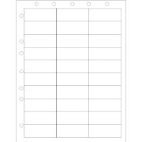 Laser Labels with Holes, White, 1.5" x 1", 30/Sheet PDCWBW51