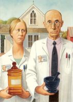 Pharmacy Gothic Print