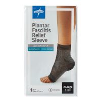 Black Plantar Fasciitis Sleeve, One, Size XL (Men's 12.5-15/Women's 11.5-13)