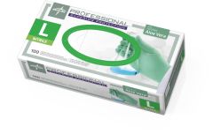 Professional Powder-Free Textured Nitrile Exam Gloves with Aloe, Size L PRO31763H