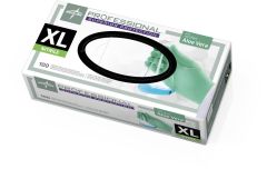 Professional Powder-Free Textured Nitrile Exam Gloves with Aloe, Size XL PRO31764H