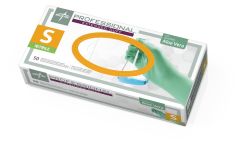 Professional Powder-Free Textured Nitrile Exam Gloves with Aloe, Size S PRO31771
