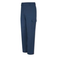 Men's Industrial Cargo Pants, 65% Polyester/35% Cotton, Navy, 32" x 34"