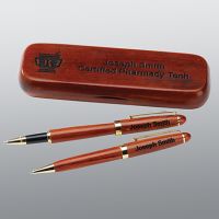 Rosewood Pen Set, Personalized 