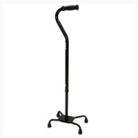 HD Quad Cane large base, 4/case, black