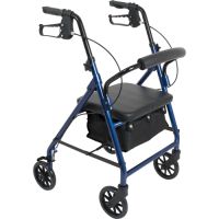 ProBasics Junior Rollator with 6-inch Wheels, Blue 250 lb Weight Capacity