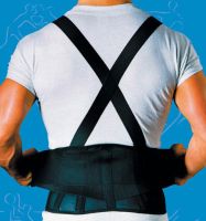 9" Back Belts With Suspenders Black X-Large Sportaid