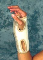 Canvas Wrist Brace Large 3-1/3" - 3 3/4" Sportaid