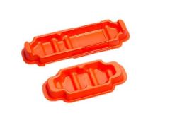 Stretch-A-Tray Sterile Expandable Hands-Free Transfer Tray with Adhesive Strip, 3" x 8-1/4"-12"