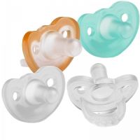 JollyPop Nova Plus Teething Pacifier, 3 Months, No Scent, Teal