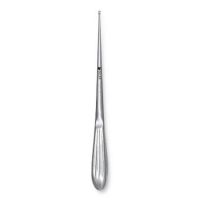 Bruns Bone Angled Stainless Steel Reusable Curette,Oval,Size 6