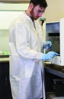 Blue Disposable Lab Coats-Large