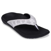 Breeze Slide Recovery Sandals, Black, Women's Size 9