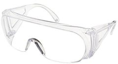 Polysafe Safety Glasses with Clear Lens and Clear Frame, Bulk Pack