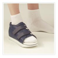 Aegis Navy Post-Op Shoe with Loop Lock Closure and Rubber Sole, Men's Size XL, SQS204404