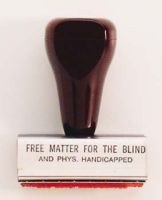 Free Matter Stamp
