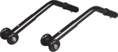 Anti Tippers for Viper, etc Wheelchair Pair Black