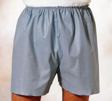 Disposable Shorts, Blue, Size Youth