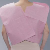 Exam Cape, Tissue / Poly / Tissue, Mauve, 30" x 21"