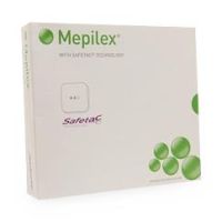 Mepilex Self-Adherent Soft Silicone and Absorbent Foam Dressing, 8" x 8" (20 x 20 cm), MSPV / Government Only