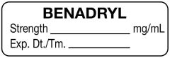 Anesthesia Labels by United Ad Label Co  UALULAL744