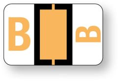 Alpha File Folder Label - Ident-A-File  Labeling System Side and Top Tab, 1-5/8" x 1"  ULAF501B