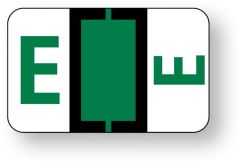 Alpha File Folder Label - Ident-A-File  Labeling System Side and Top Tab, 1-5/8" x 1" ULAF501E