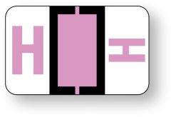 Alpha File Folder Label - Ident-A-File  Labeling System Side and Top Tab, 1-5/8" x 1" ULAF501H