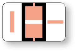 Alpha File Folder Label - Ident-A-File  Labeling System Side and Top Tab, 1-5/8" x 1" ULAF501I
