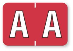 Alpha File Folder Label - Barkley  ABKM Compatible Series, 1-1/2" x 1"  ULAF8701A