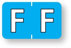 Alpha File Folder Label - Barkley  ABKM Compatible Series, 1-1/2" x 1"  ULAF8701F