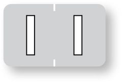 Alpha File Folder Label - Barkley  ABKM Compatible Series, 1-1/2" x 1"  ULAF8701I
