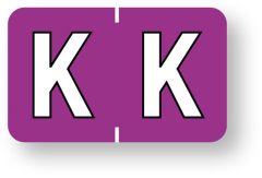 Alpha File Folder Label - Barkley  ABKM Compatible Series, 1-1/2" x 1" ULAF8701K