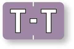 Alpha File Folder Label - Barkley  ABKM Compatible Series, 1-1/2" x 1"  ULAF8701T