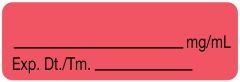 Anesthesia Label, Blank