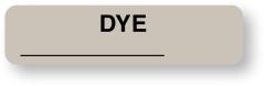 Anesthesia Label, Dye, 1-1/4" x 5/16"
