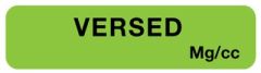 Anesthesia Label, Versed mg/cc, 1-1/4" x 5/16"