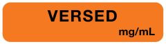 Anesthesia Label, Versed mg/mL, 1-1/4" x 5/16"
