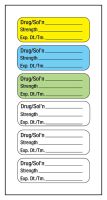 6-label Anesthesia Sheet